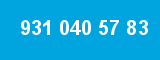 931 040 57 83 931 040 57 83